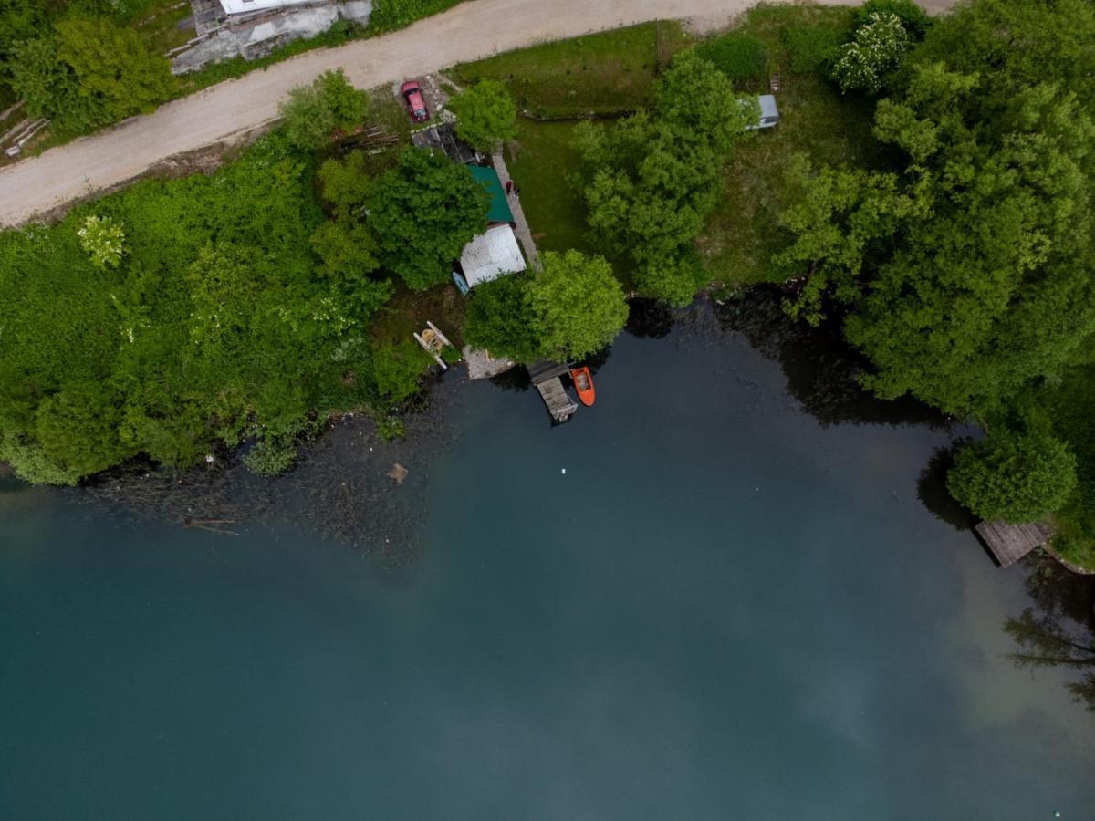 Jajce Lake Cottage-Plivsko Jezero Esterno foto